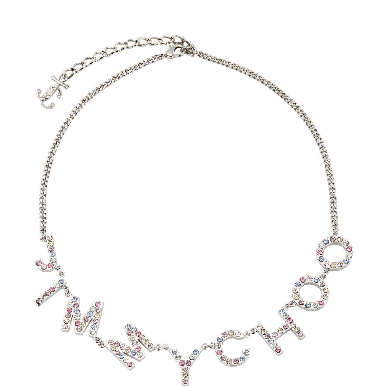 Embellished Logo Lettering Necklace