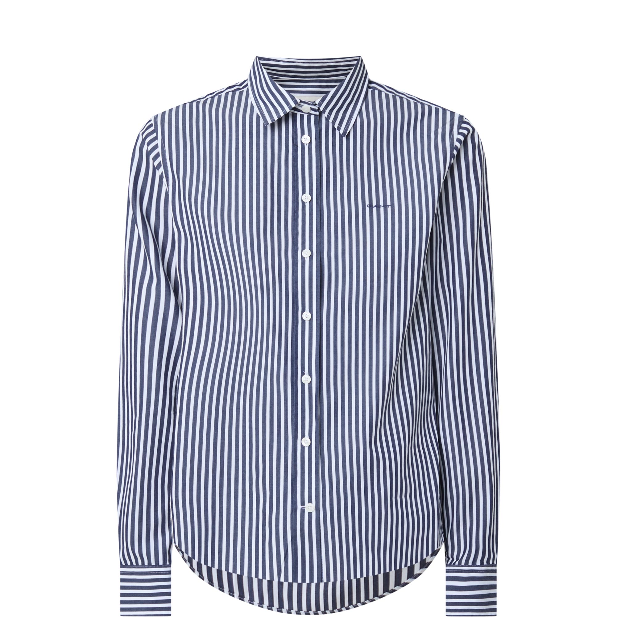Logo Striped Poplin Shirt