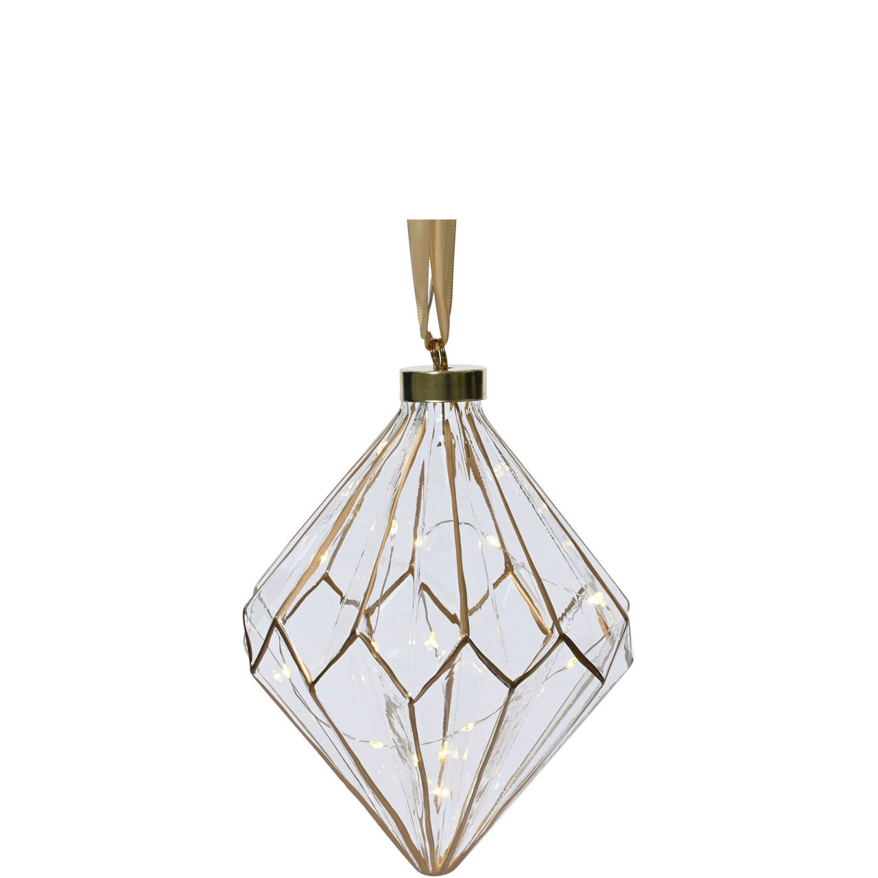 Micro LED Glass Diamond Ornament