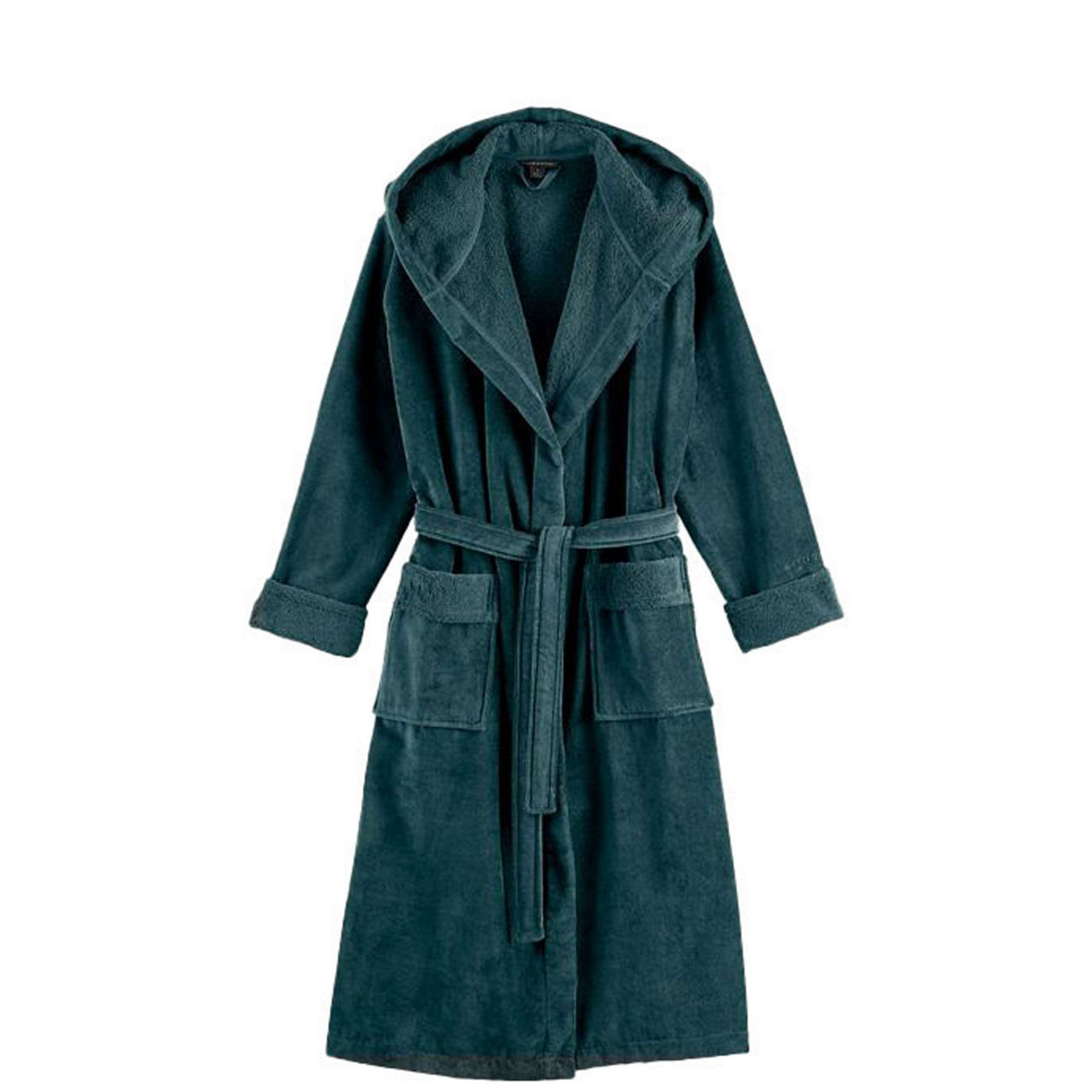 Women's Smooth Bathrobe Petrol
