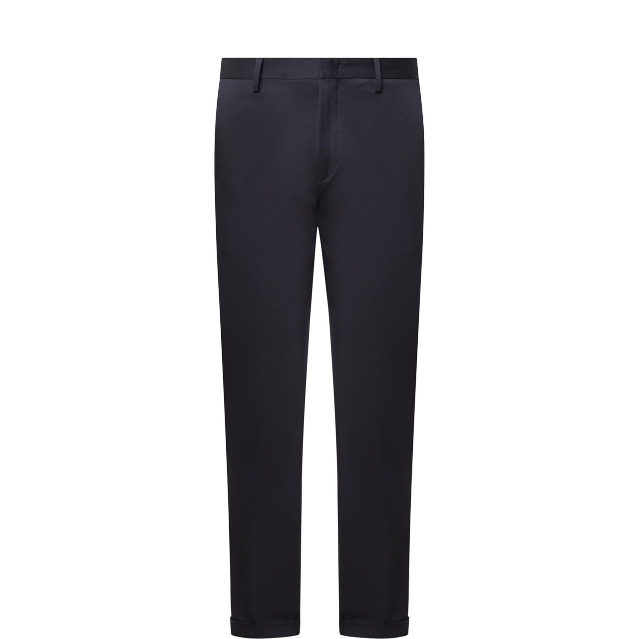 Mid-Rise Turned-Up Chinos