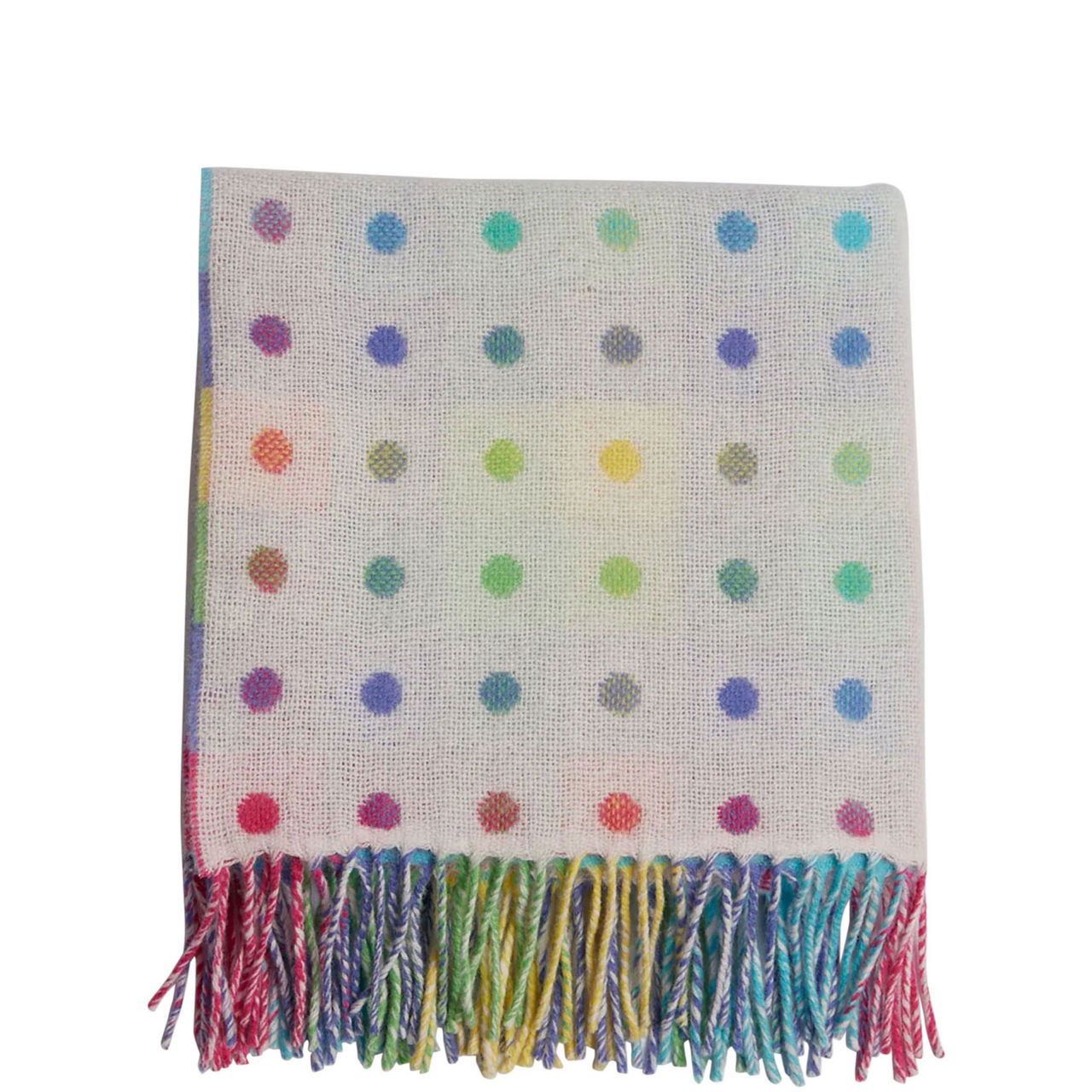 Rainbow Spotted Baby Blanket