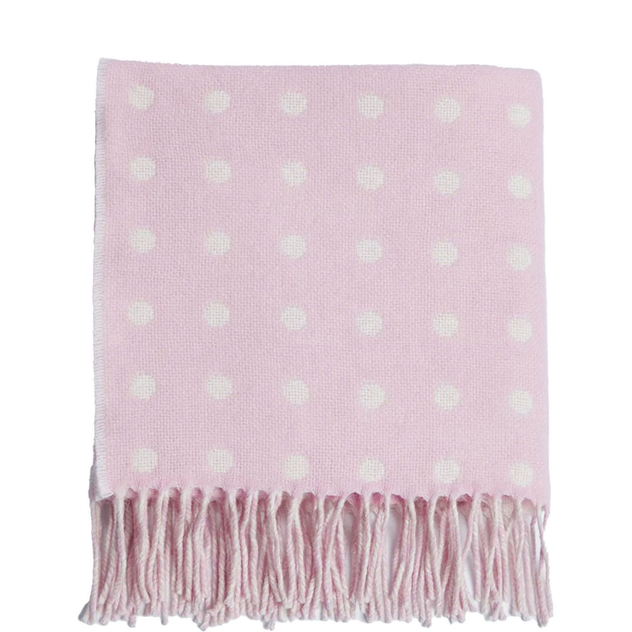 Spotted Baby Blanket Pink