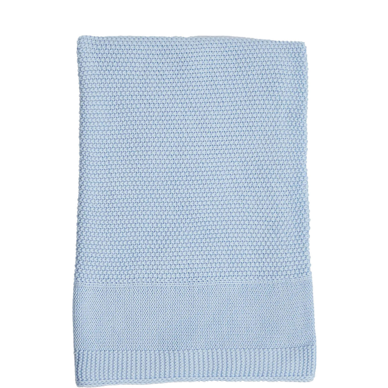 Cellular Cotton Baby Blanket Blue