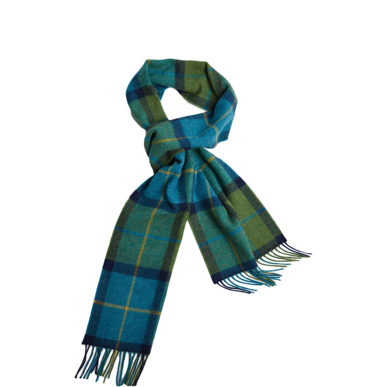 Shannon Check Lambswool Scarf