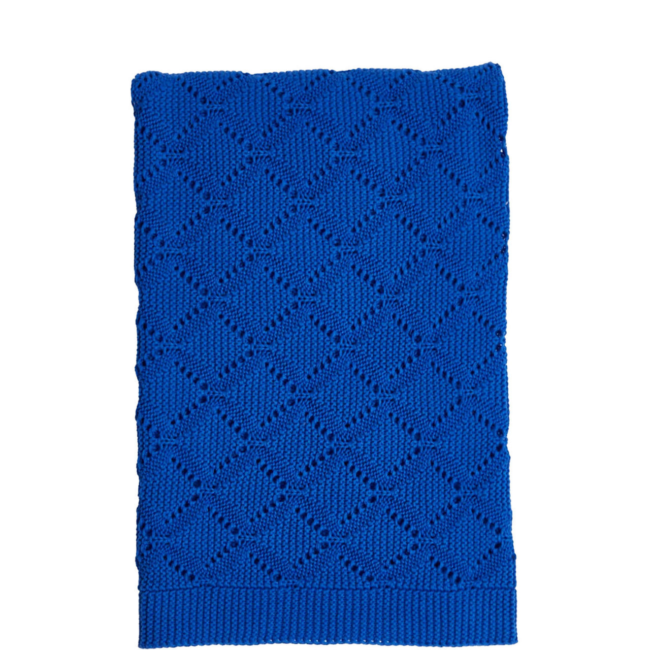 Cellular Cotton Baby Blanket Navy