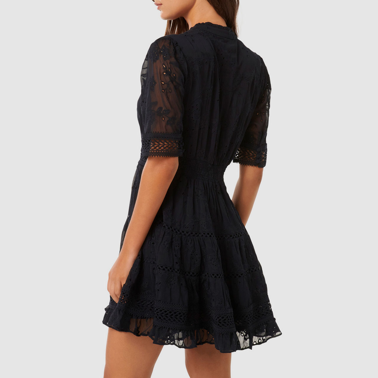 sachin and babi light blue dress FOREVER NEW Lillian Embroidered Mini Dress