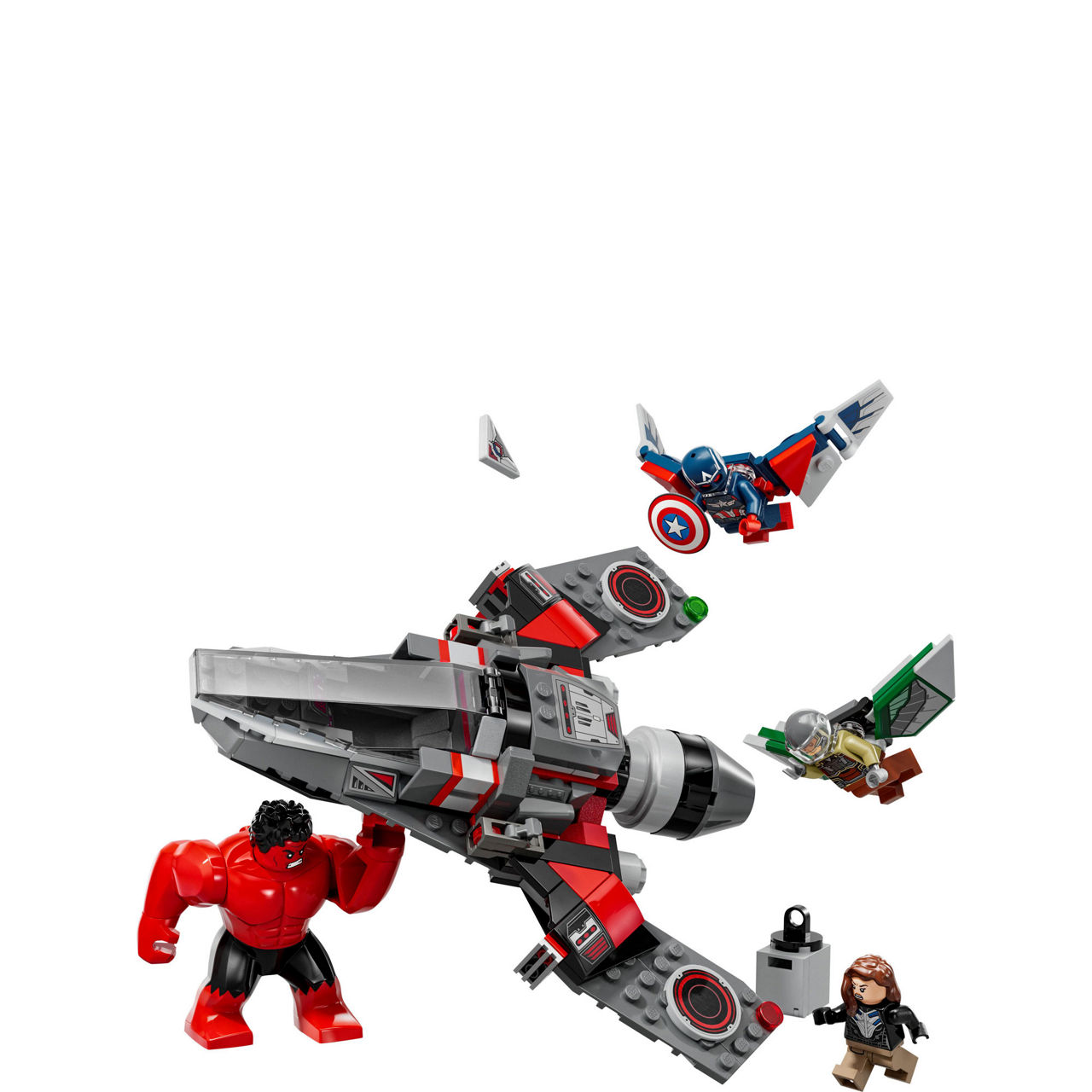 Marvel Captain America VS Red Hulk Battle Set