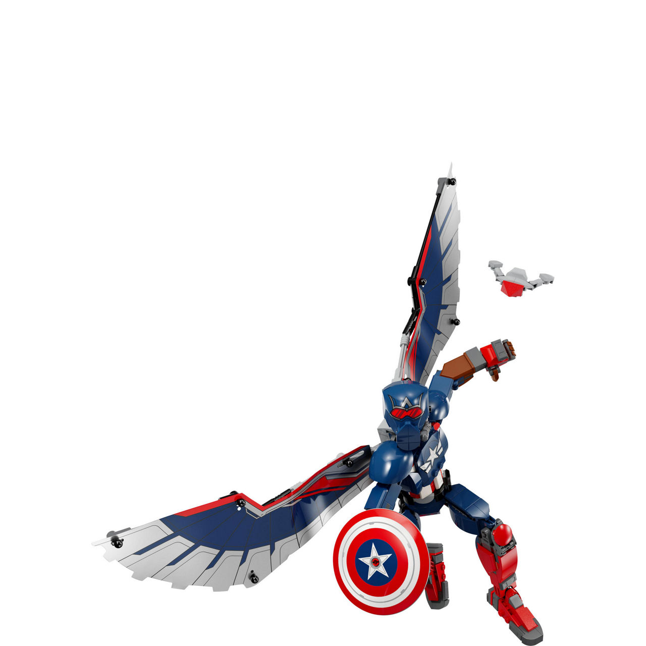 Captain America Construction Figure