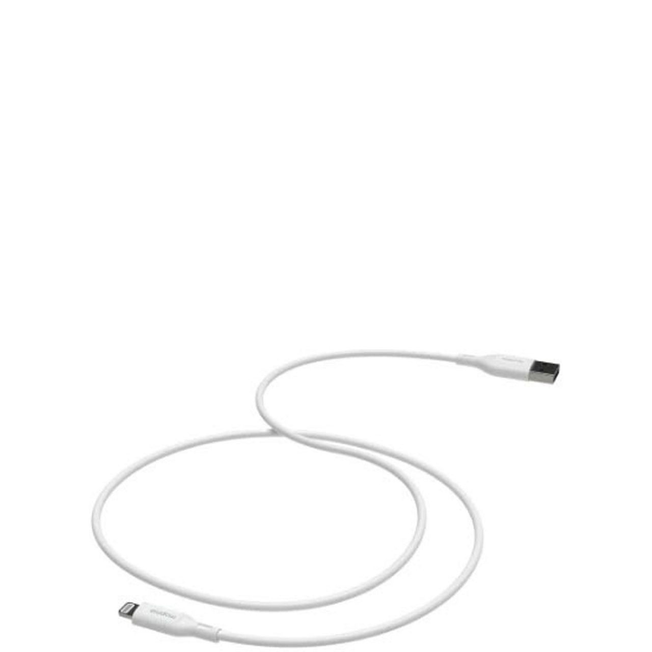 Essentials USBA to lightning 1M White