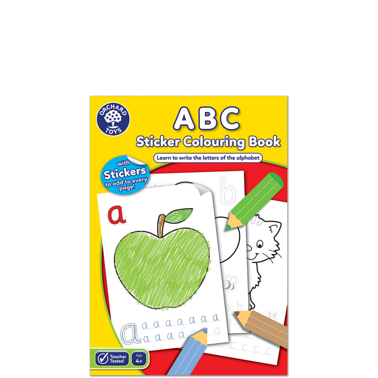 ABC Sticker Colouring Book