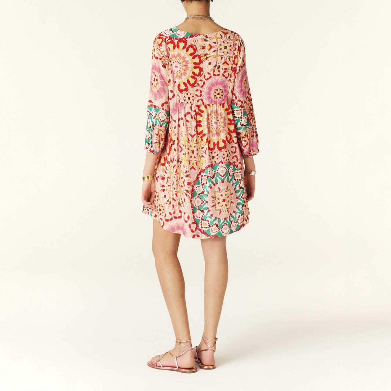 BA&SH Lorenza Printed Mini Dress