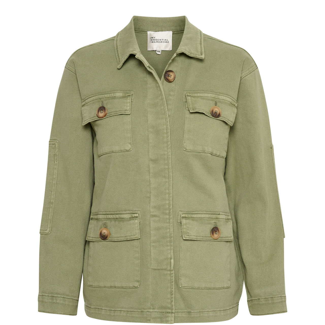 Pocket-Detail Army Jacket