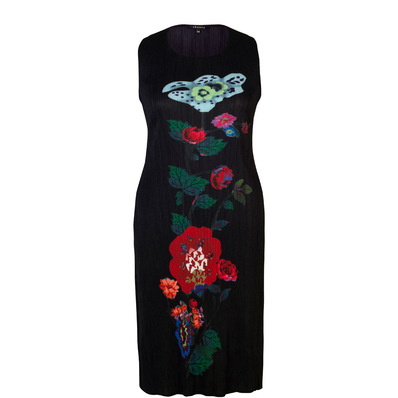 Placement Floral Panel Dress