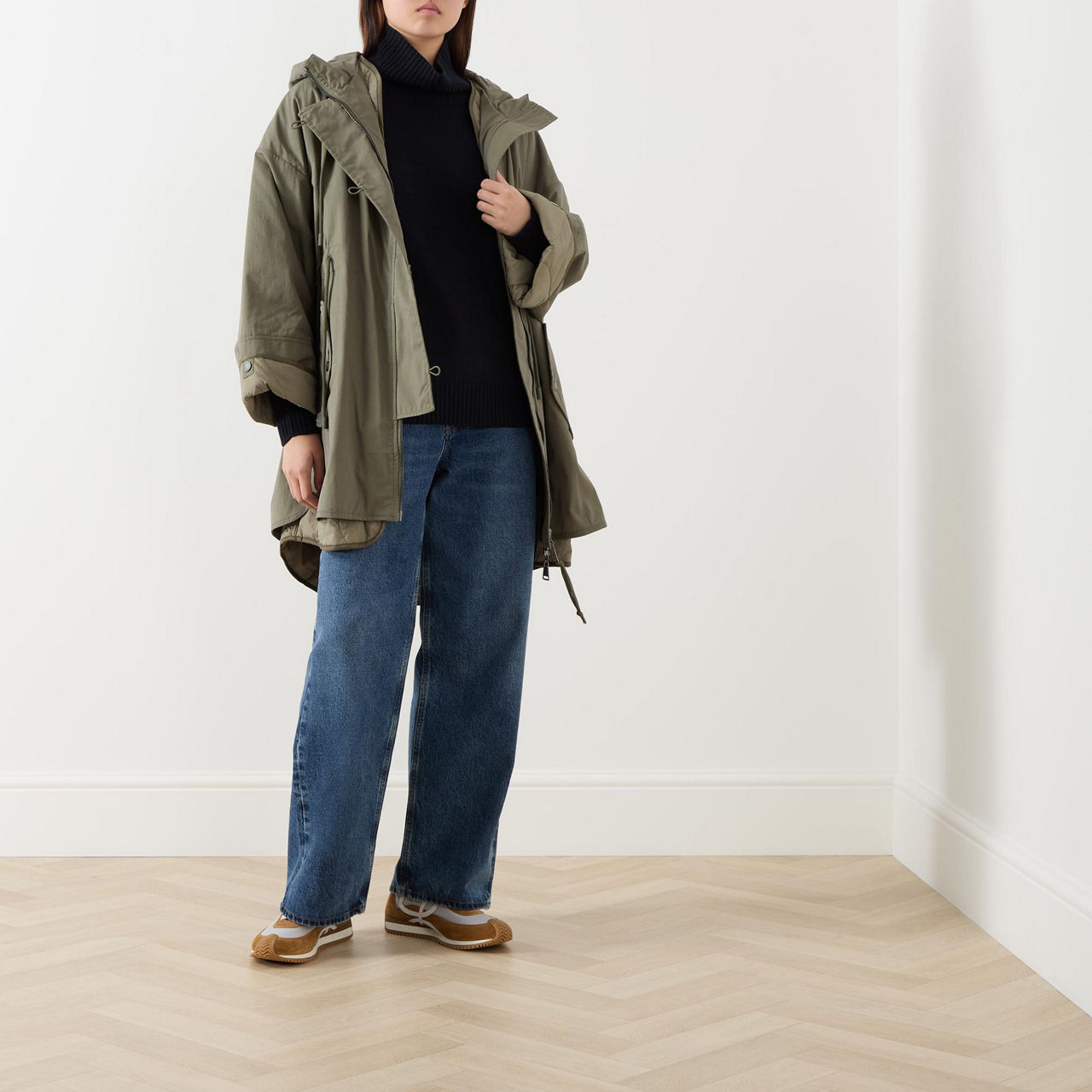 Weekend Max Mara「FUMETTO」リバーシブル コットン混紡パーカー WEEKEND MAX MARA Fumetto Reversible Parka Jacket