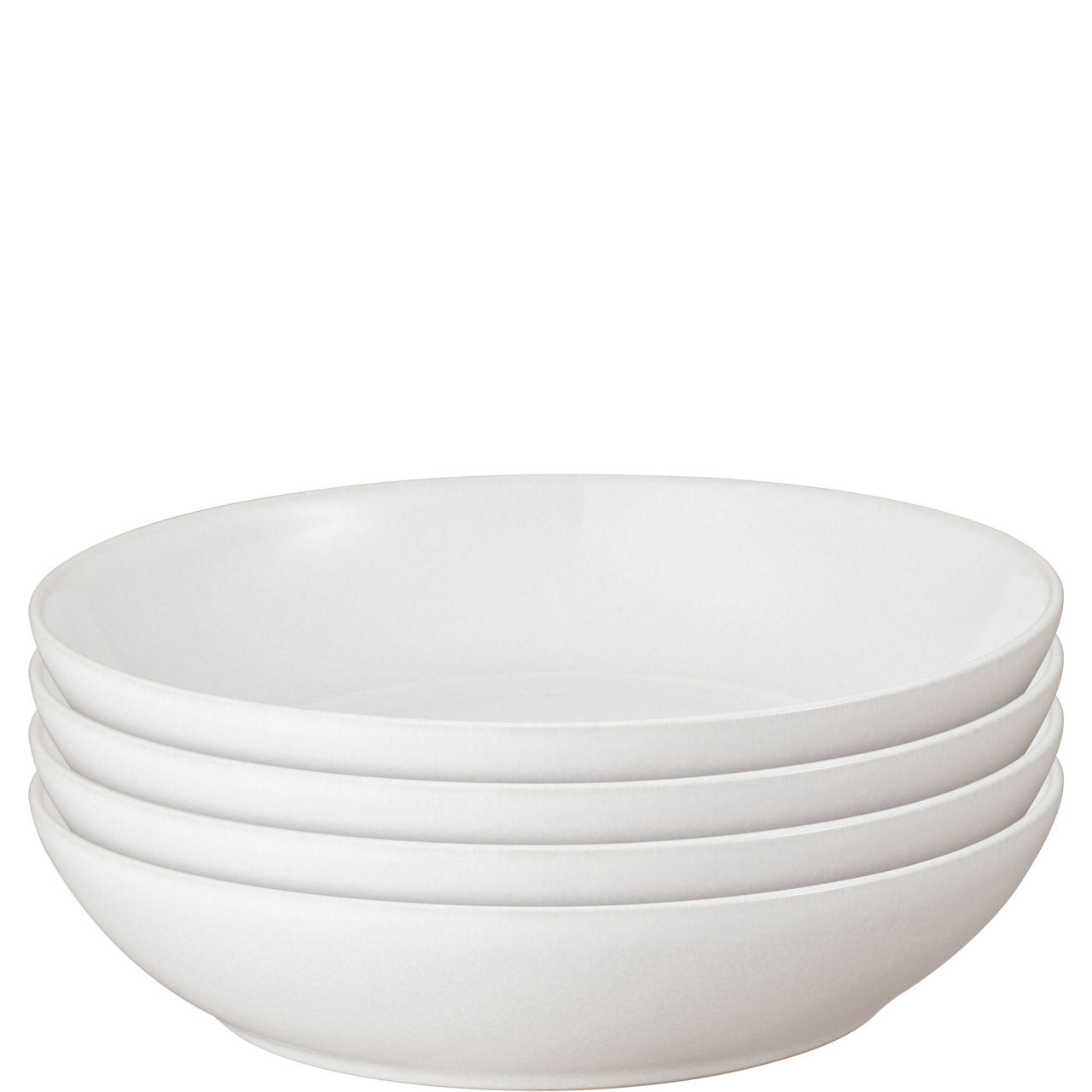 Cotton White Set Of 4 Pasta Bowls 