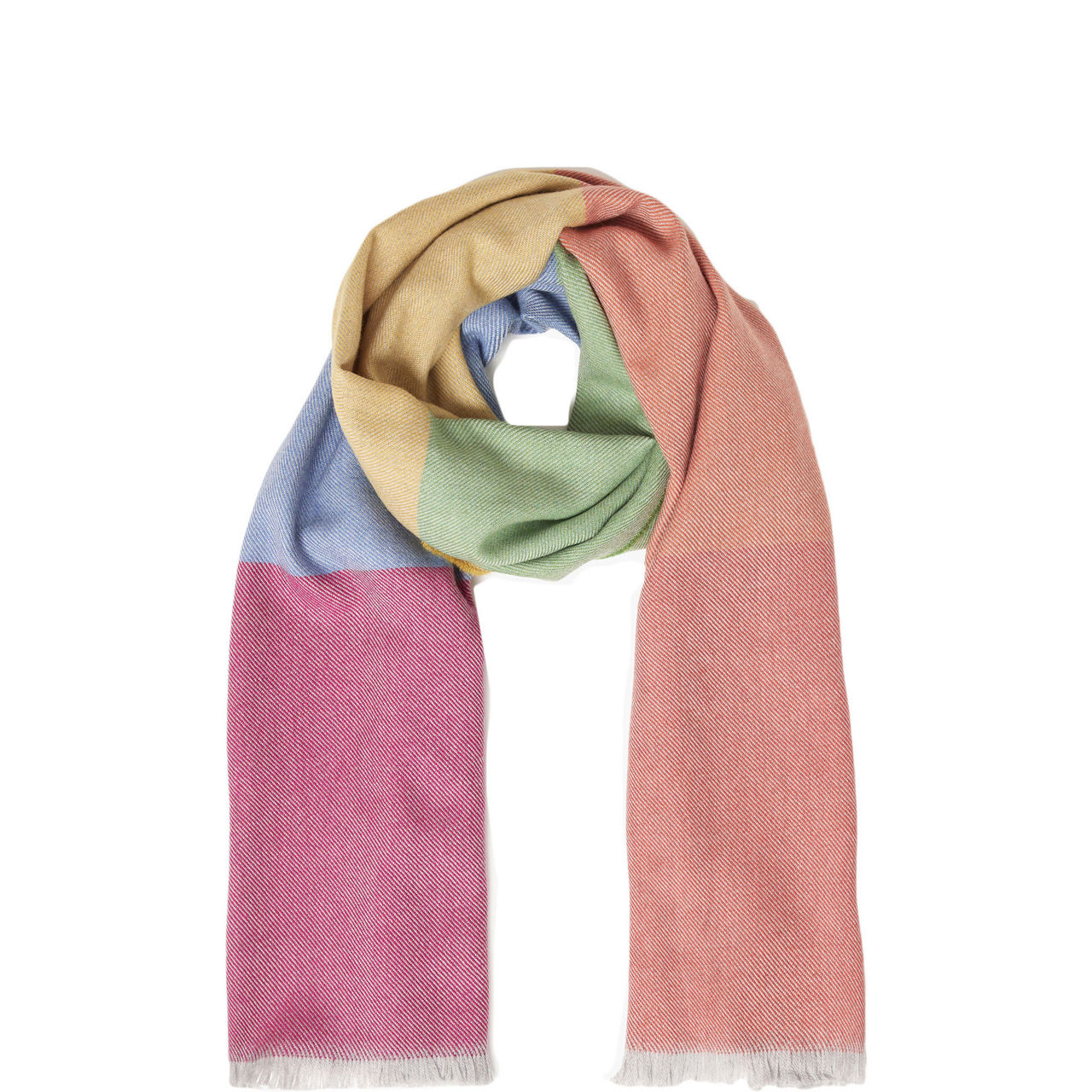 Rainbow Extra Fine Merino Scarf