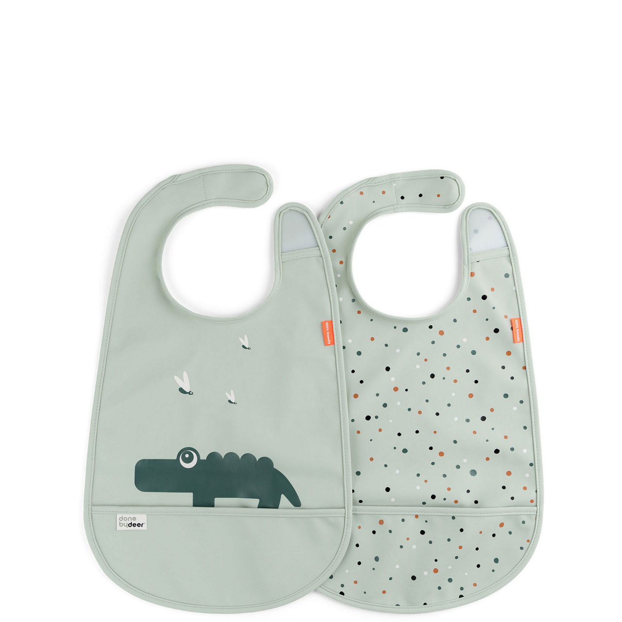 Croco Waterproof Bibs Set of Two