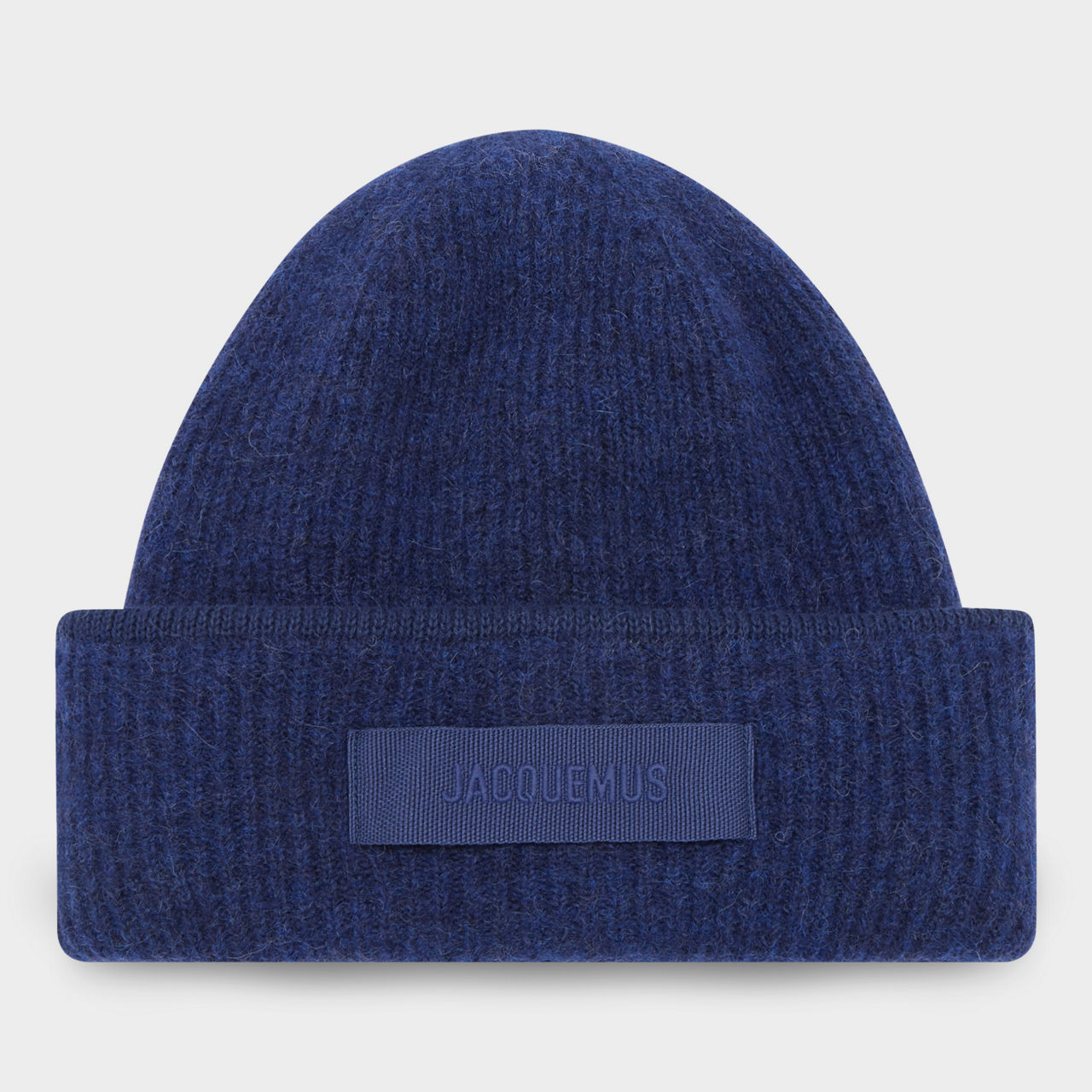 JACQUEMUS Le Bonnet Neve ロゴ ニット帽 ライトブルー JACQUEMUS(ジャックムス) ニットキャップ・ビーニー(レディース