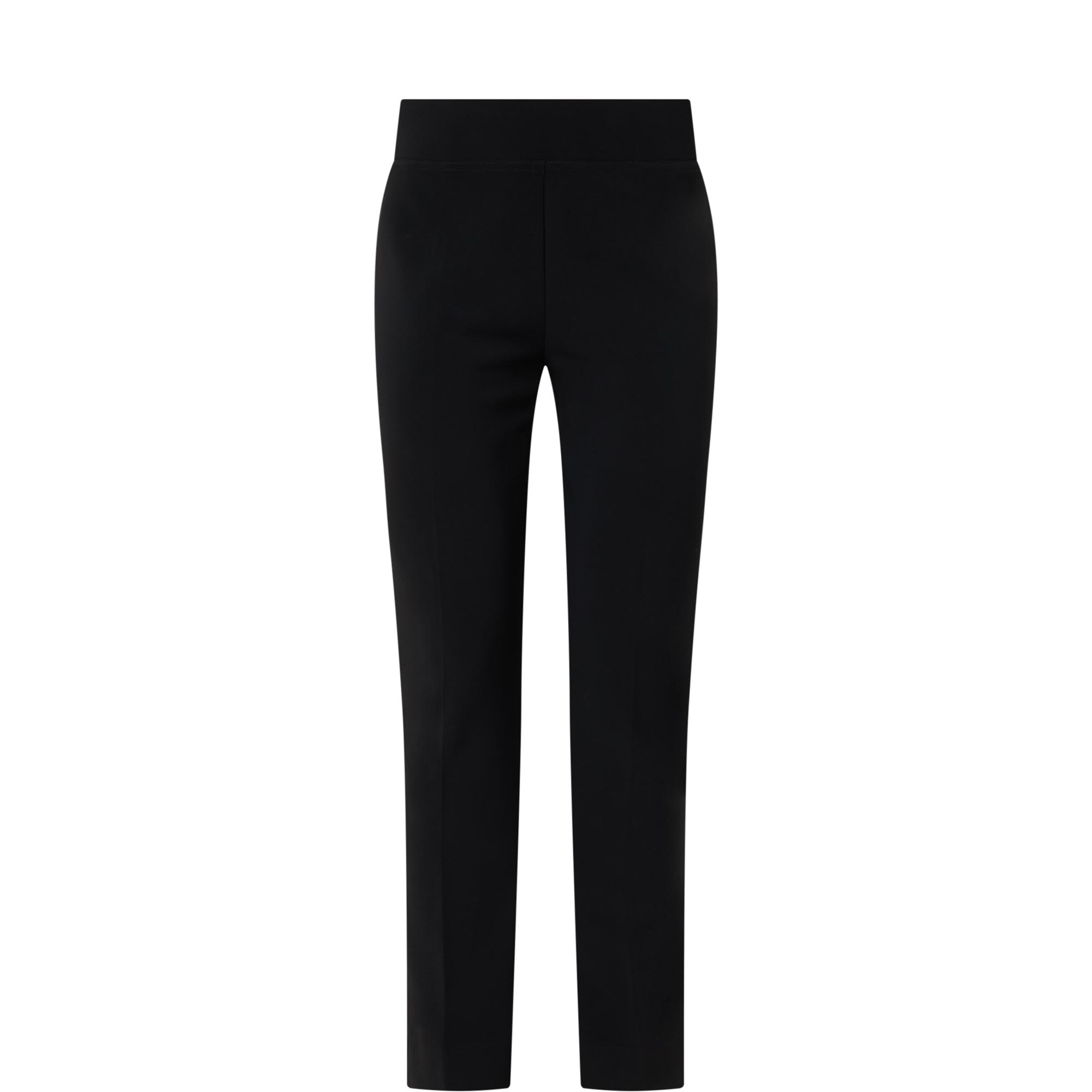 Mid-Rise Straight-Leg Trousers