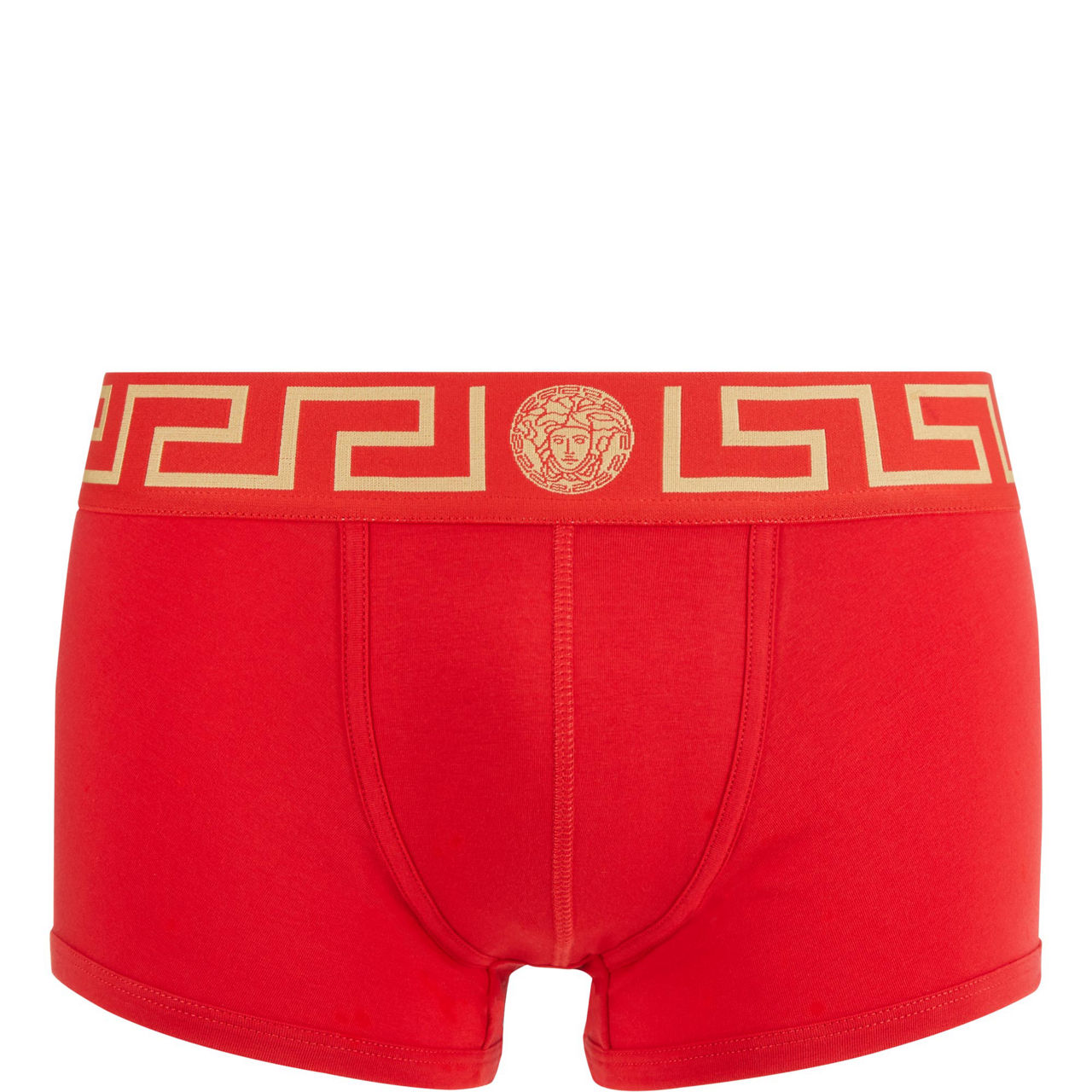 Greca Low-Rise Boxer Trunks