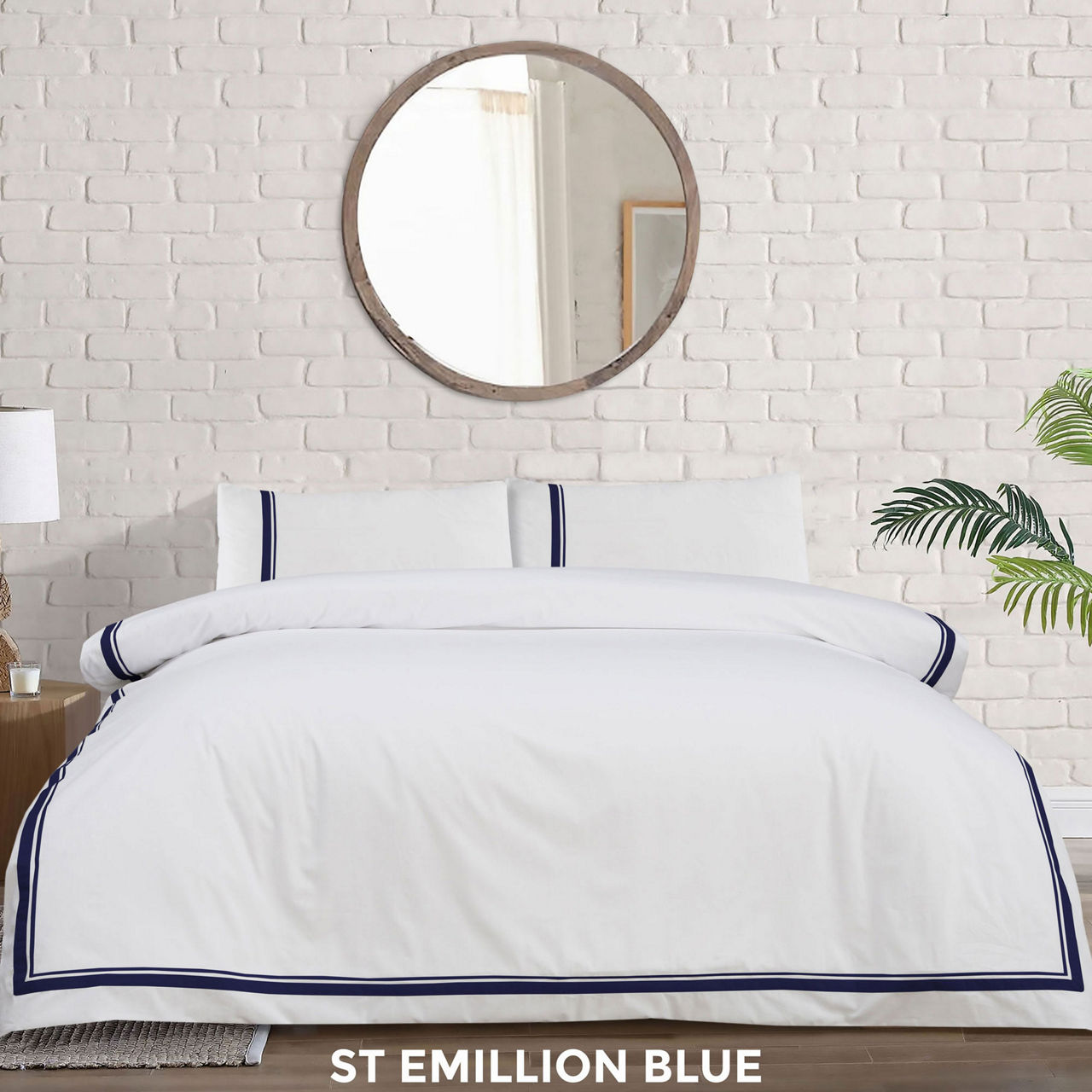 St Emillion Duvet Set Blue