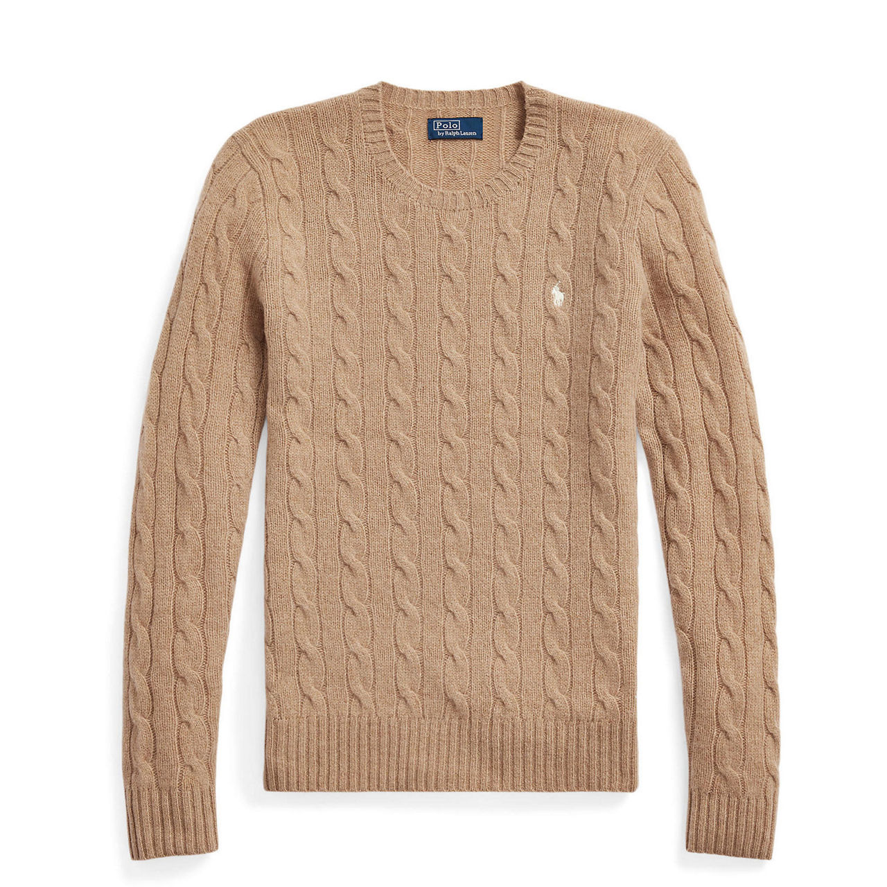 Logo Cable Knit Sweater