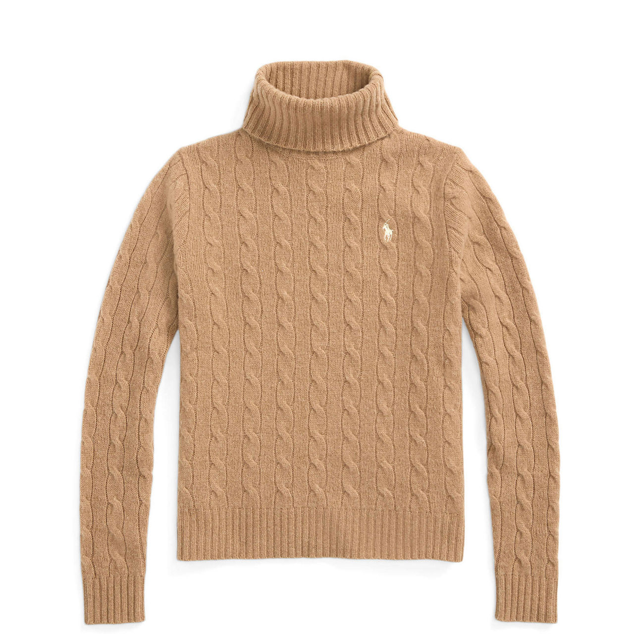 Cable Turtleneck Sweater