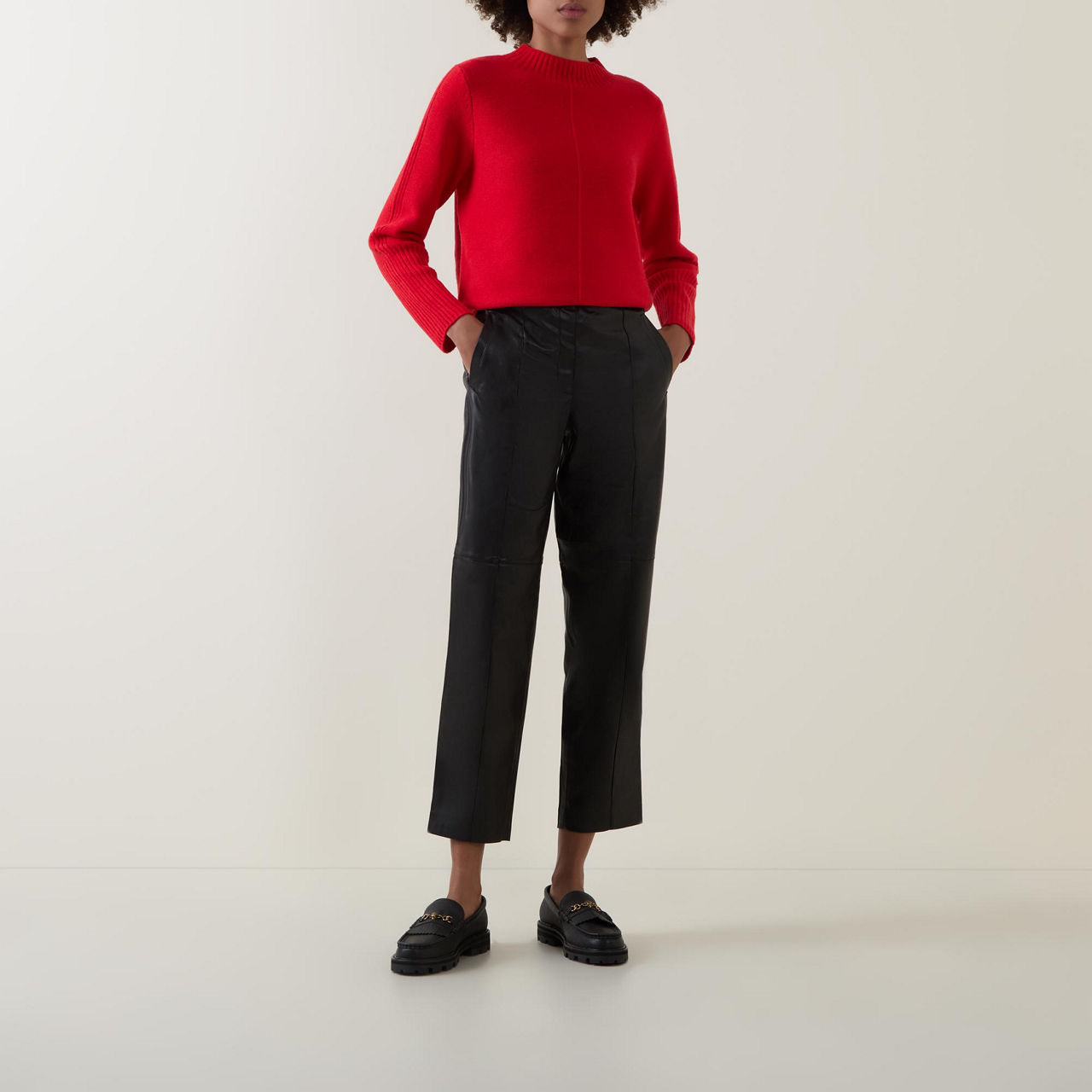 Ribbed Knitted Sweater