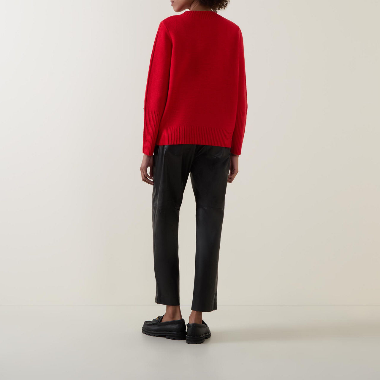 Ribbed Knitted Sweater