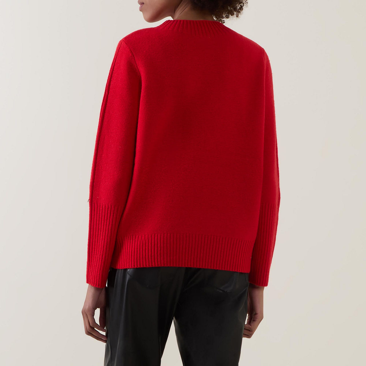 Ribbed Knitted Sweater