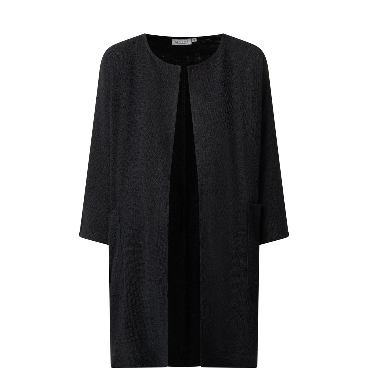 Jarmis Draped Open-Front Jacket