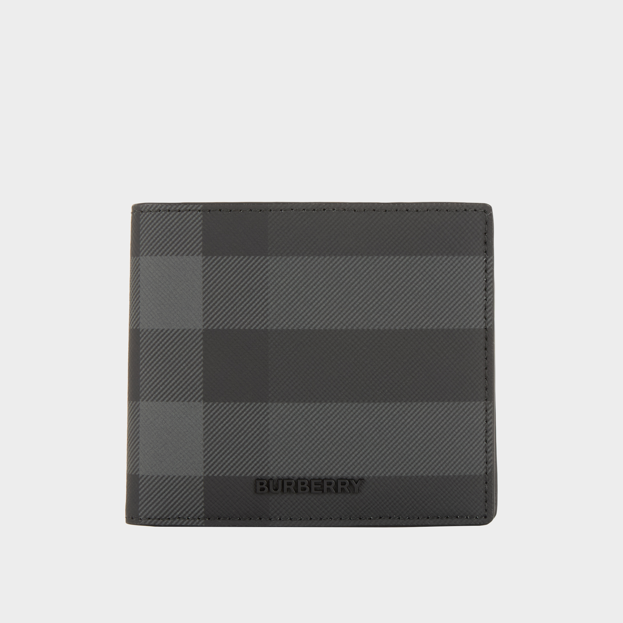 Tonal Check Logo Bi-Fold Wallet