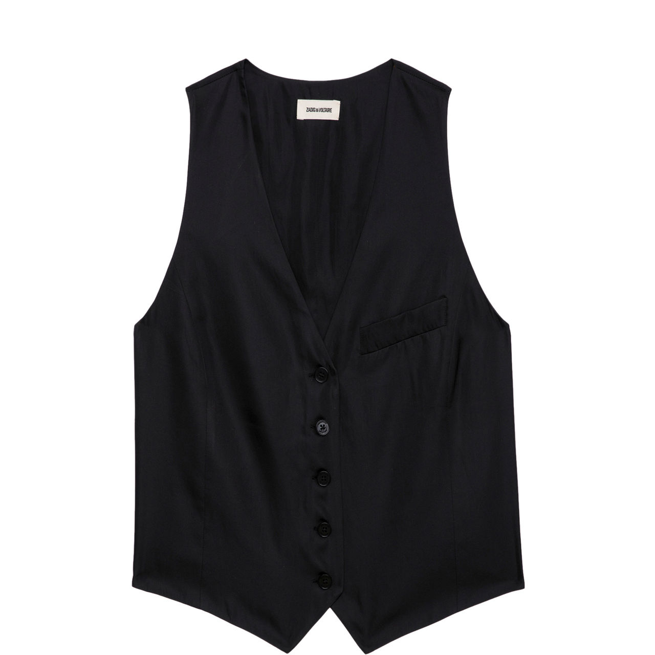 Emaux Satin Waistcoat