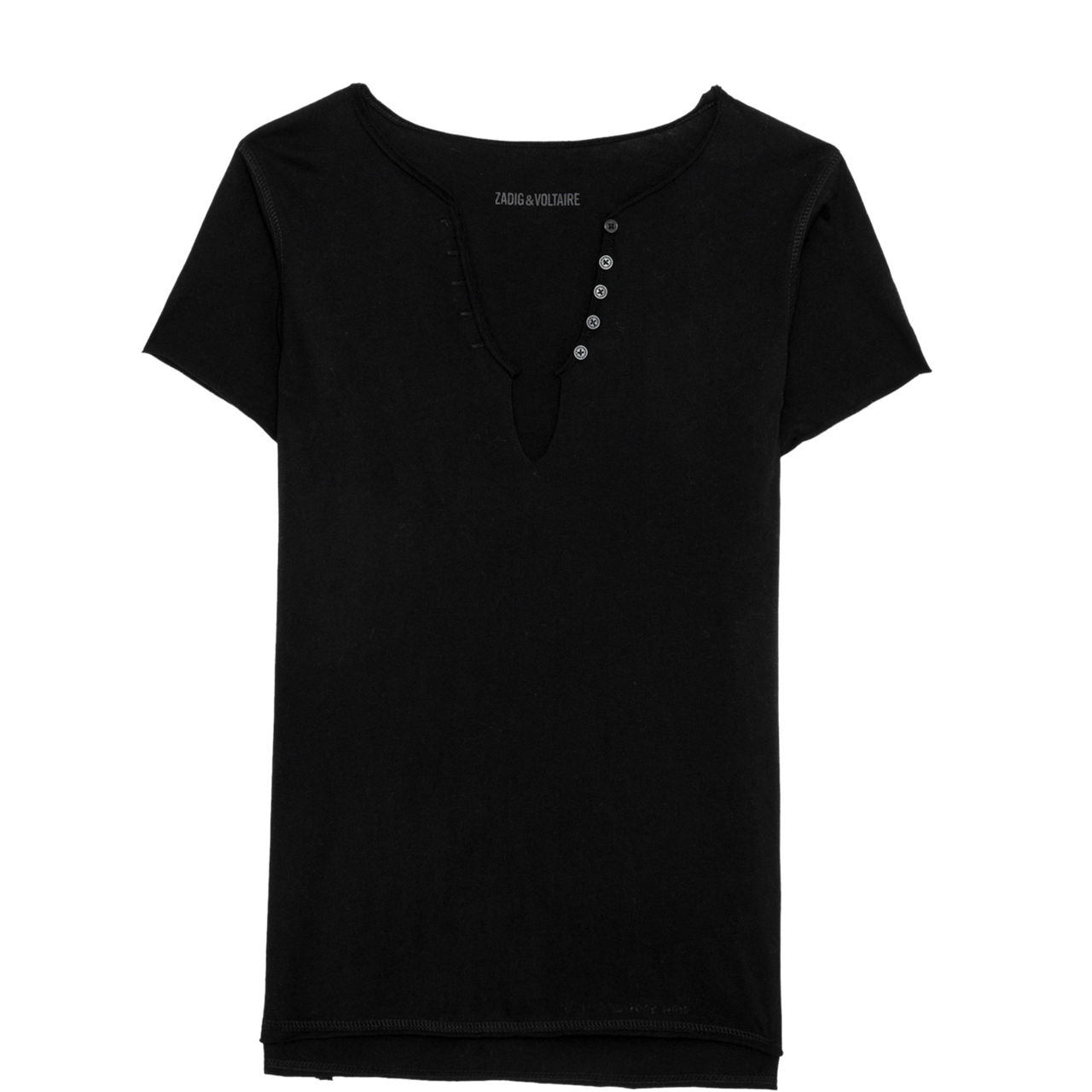 Tuni Diamante Wings Henley T-shirt