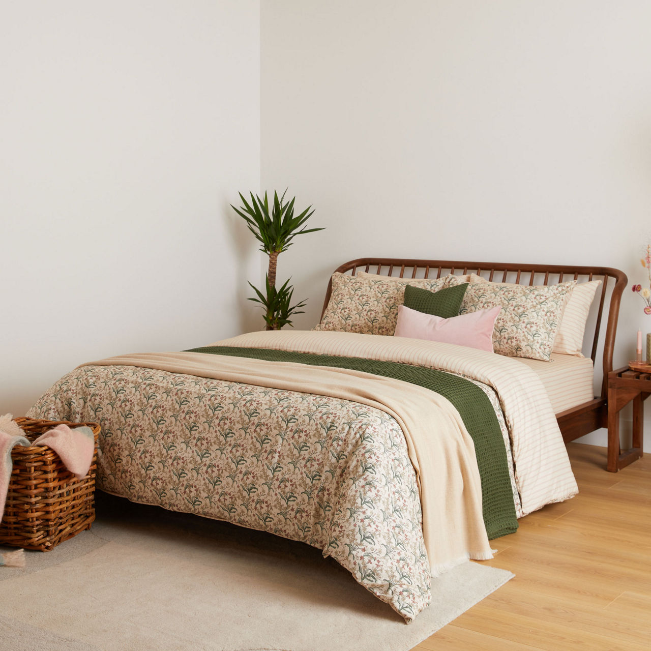 180 Thread Count Romantic Blossom Pillowcase Set