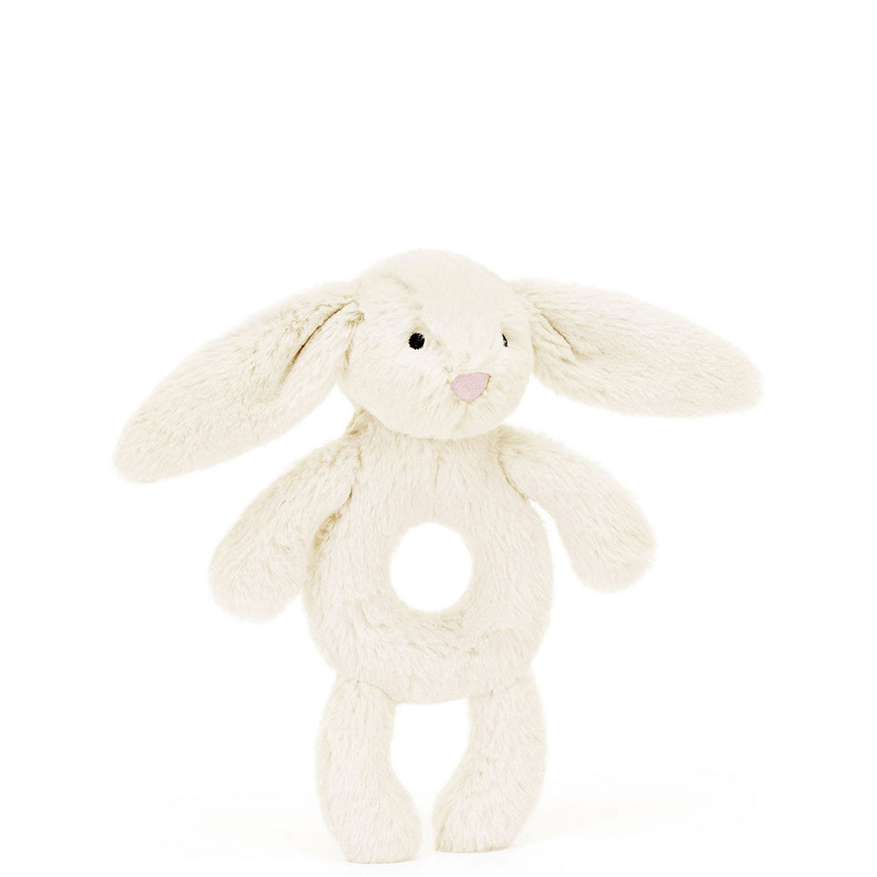 Bashful Cream Bunny Ring Rattle 18cm