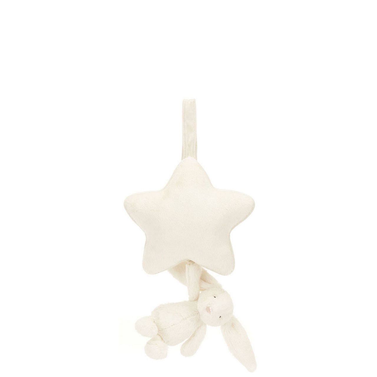 Bashful Cream Bunny Musical Pull