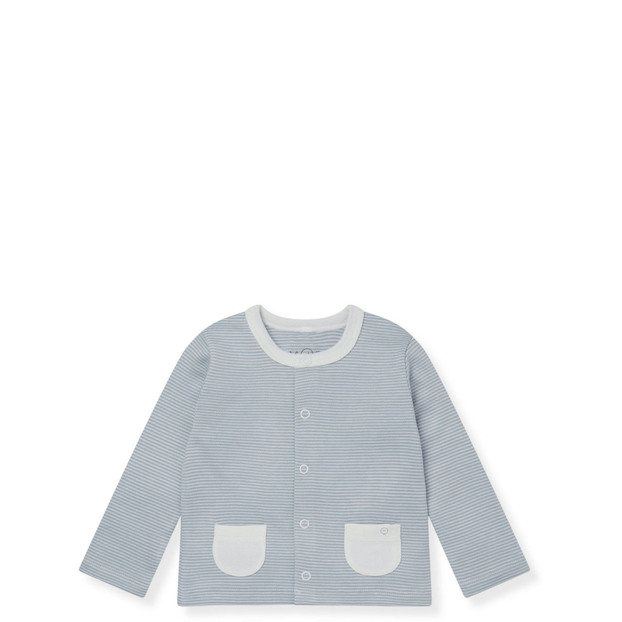 Striped Logo Pocket Cardigan