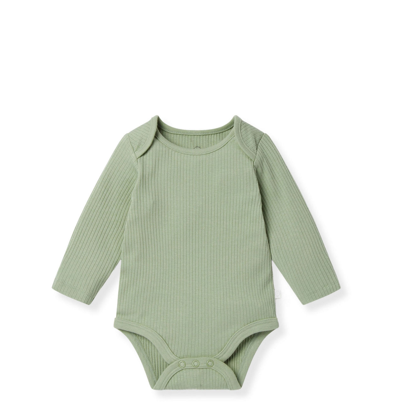 Ribbed Logo Bodysuit