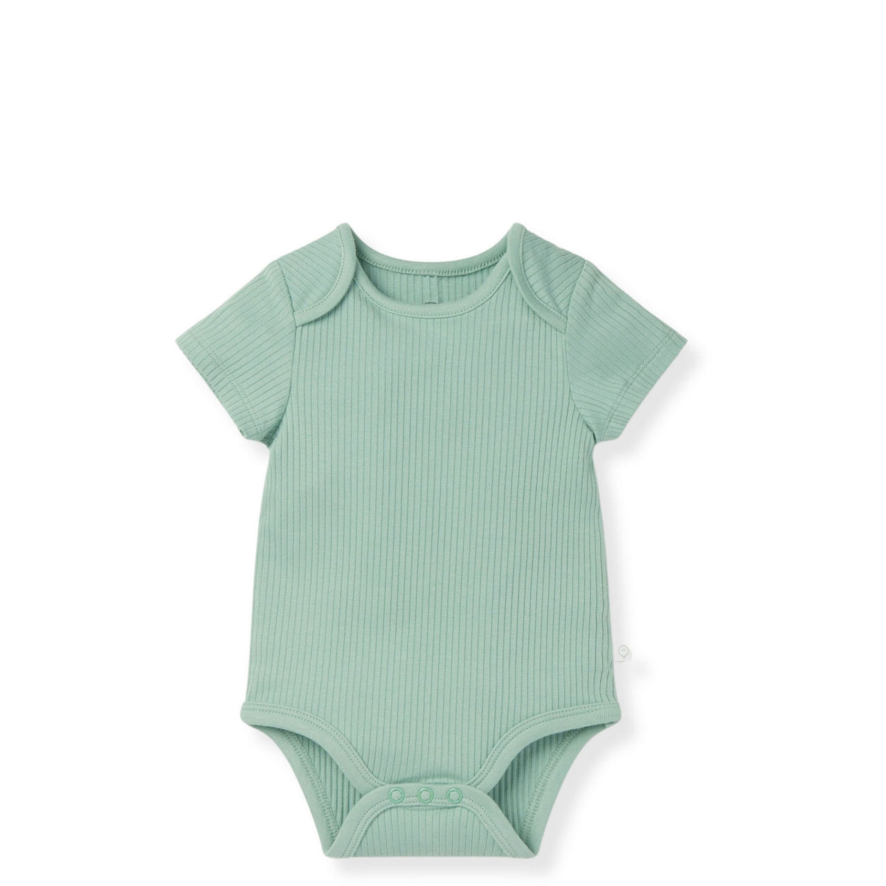 Ribbed Logo Bodysuit