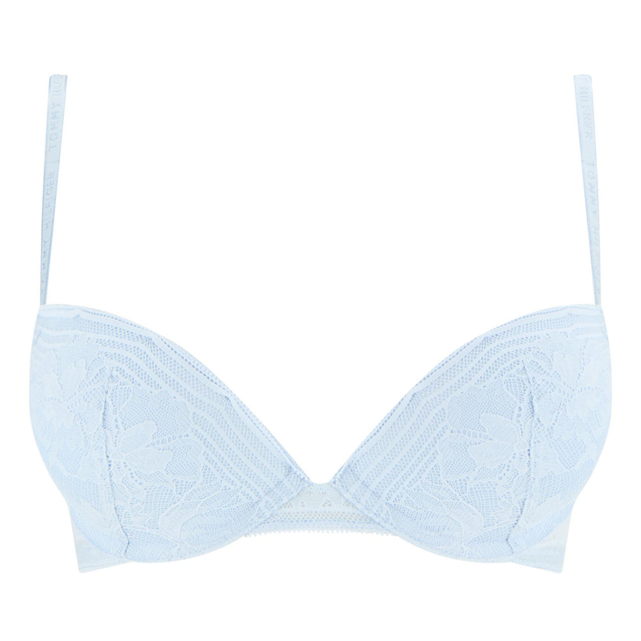 Logo Lace Push-Up Bra