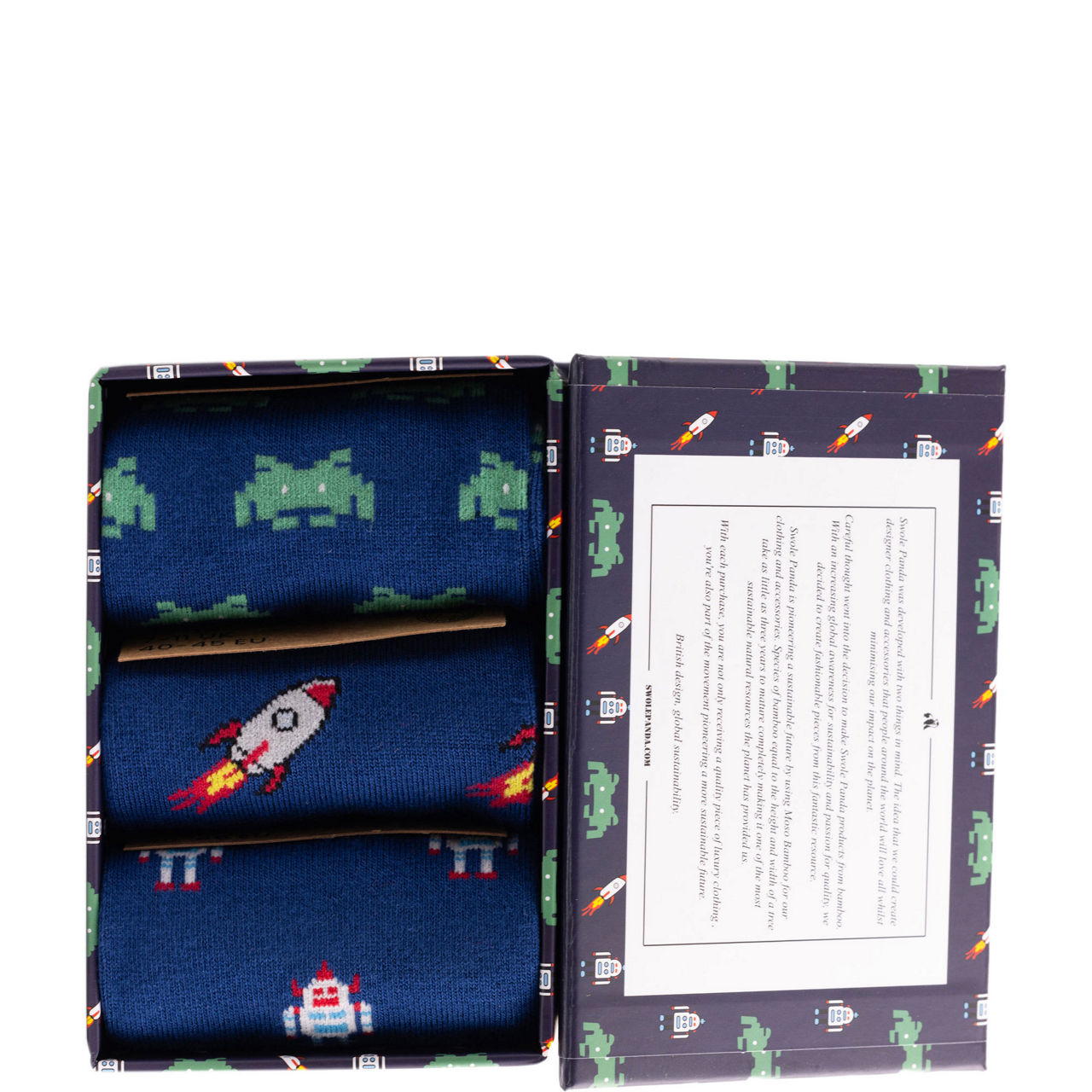 Outer Space Bamboo Socks Three-Pack Gift Set