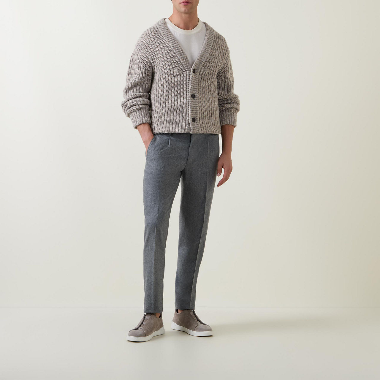 Mid-Rise Tapered Formal Trousers Mid-Rise Tapered Formal Trousers