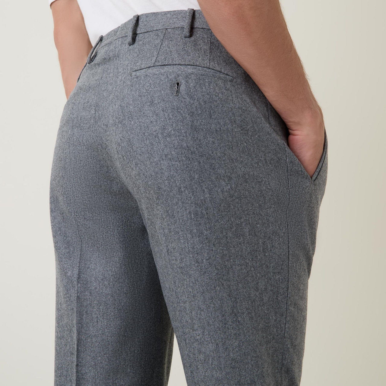 Mid-Rise Tapered Formal Trousers Mid-Rise Tapered Formal Trousers