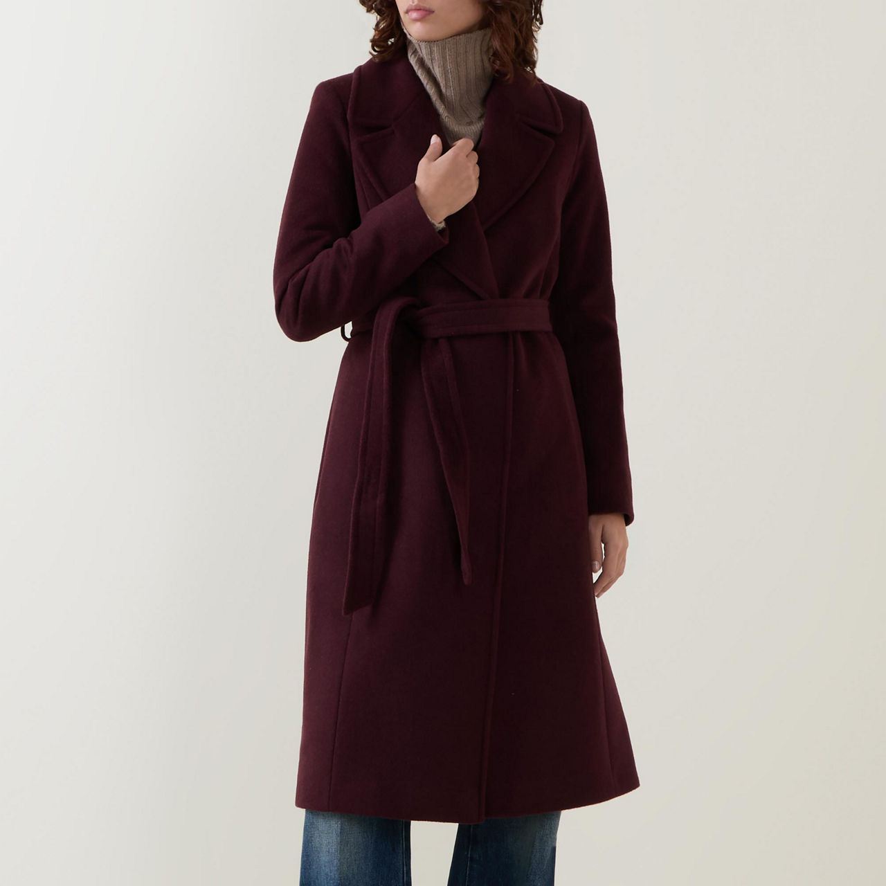 Belted Wrap Coat Belted Wrap Coat