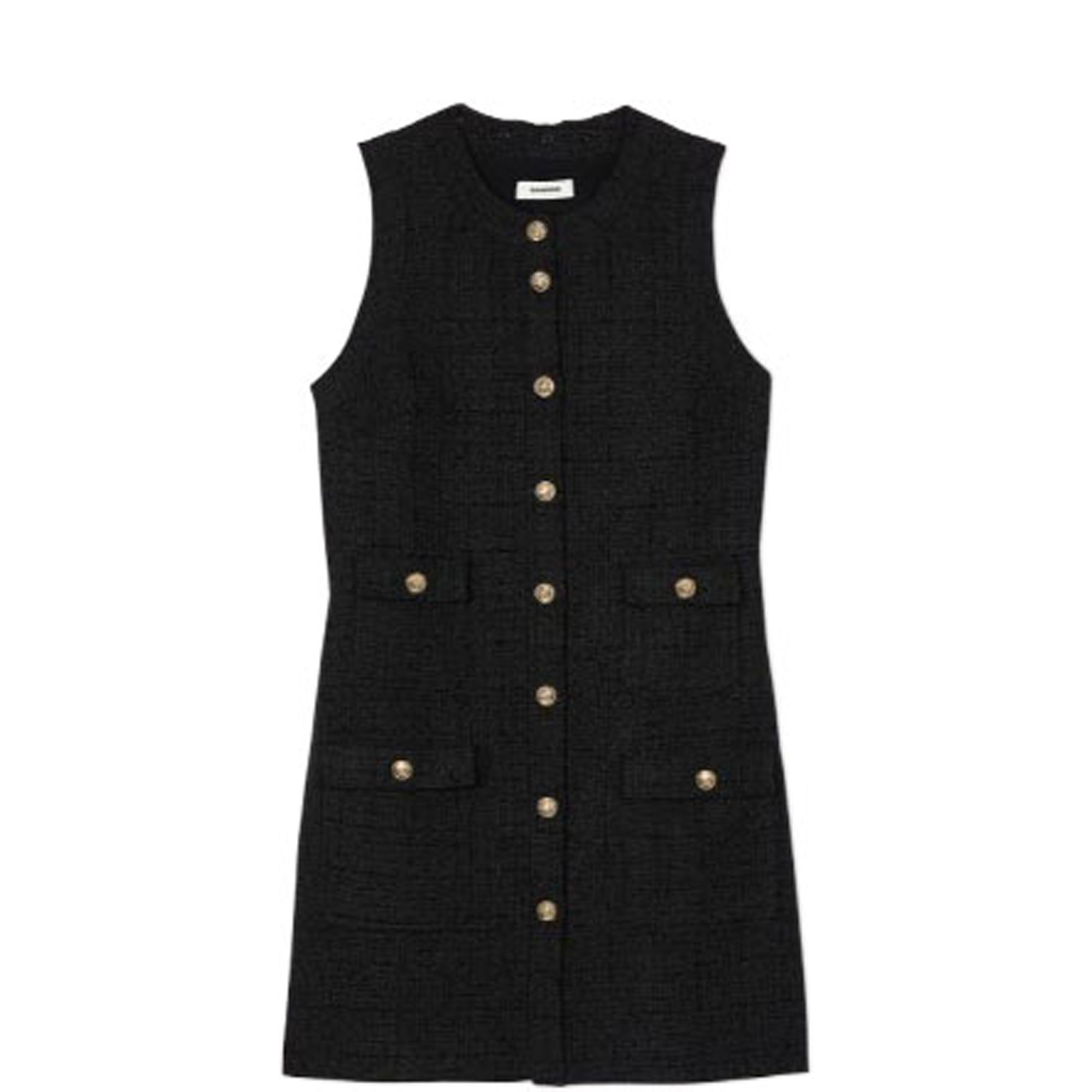 Tweed Mini Shift Dress