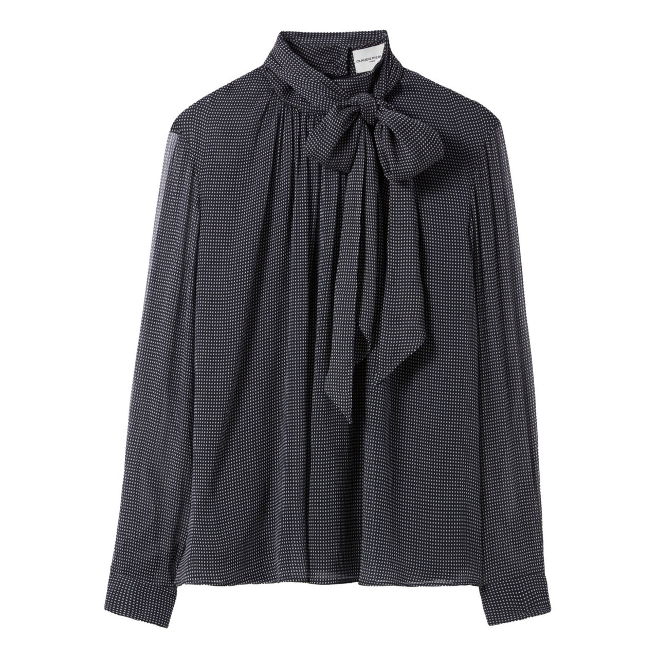 CLAUDIE PIERLOT Tie-Neck Blouse