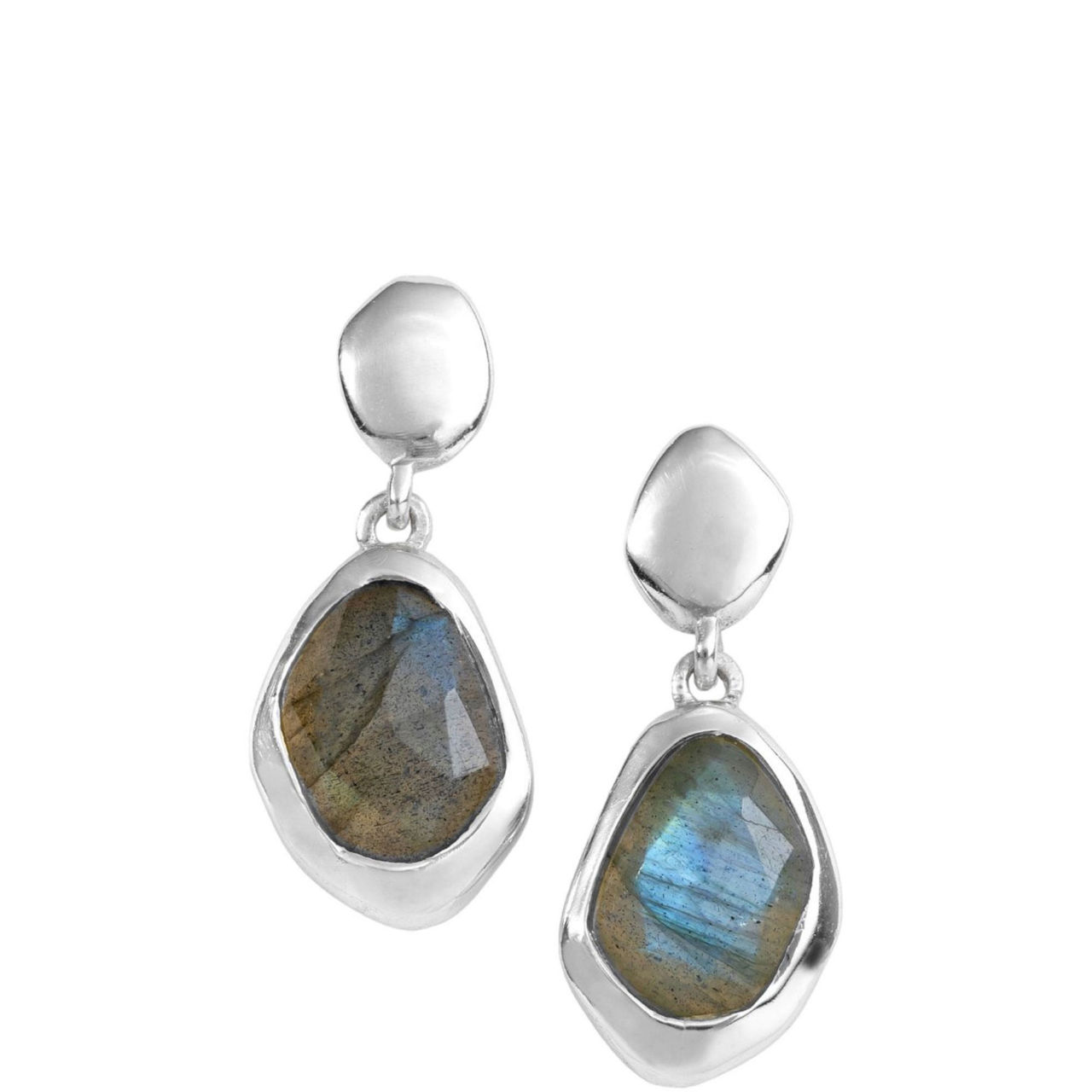 Labradorite Stepping Stone Earrings