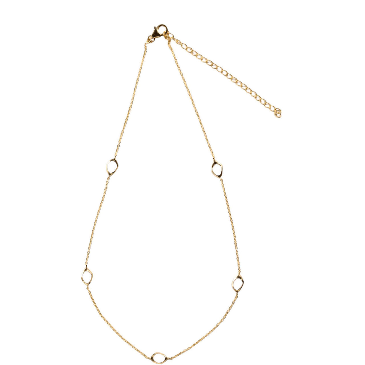 Rose Quartz Stepping Stone Necklace